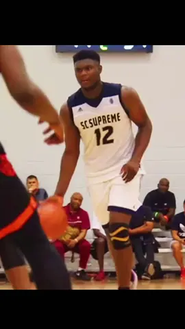 zion bro 😳#hs #basketball #NBA #block #rejected #zion #small