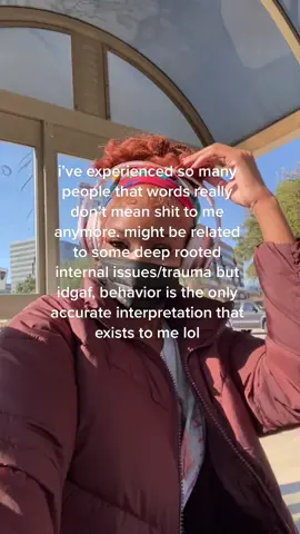 idk something about it makes me more at peace cuz i hate tryna connect dots & getting confused