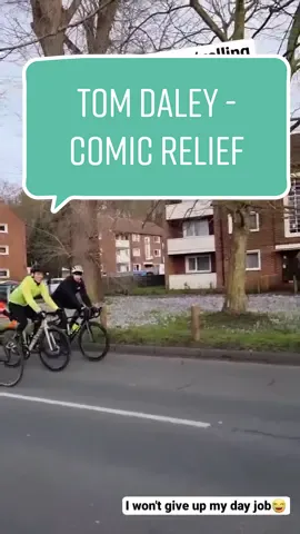Tom Daley cycling through town for #comicrelief and #rednoseday excuse camerawork! #fyp #foryou #tomdaley #cycling #surrey @comicrelief @tomdaley