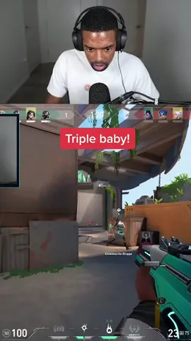 Triple baby! #valorantclips #Valorant