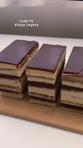 opera cake for valentines day ❤️ #operacake #coffeebuttercream #chocolatecake #bakingtiktok #bakingfyp #coffeecake #caketok #cakefyp #cakedecorating