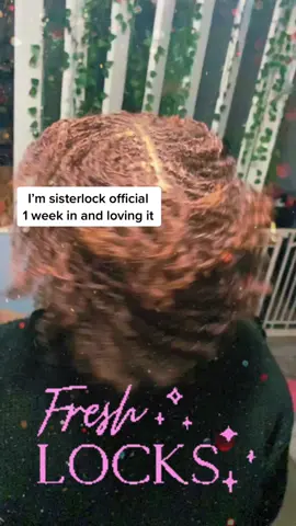 Hey #loctok I’m #sisterlock official 🥰#locdandlovingit #sisterlocksinstallation #sisterlocksjourney #locjourney #starterlocs #naturalhair