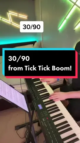 30/90 from tick, tick … BOOM! ⏱This one was highly requested! #theatrekid #ticktickboom #broadway #duet #singing #musicals #fyp #fy #foryou
