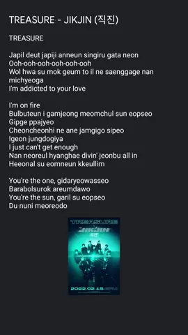 #treasure #jikjin #lyrics #kpop #fyp