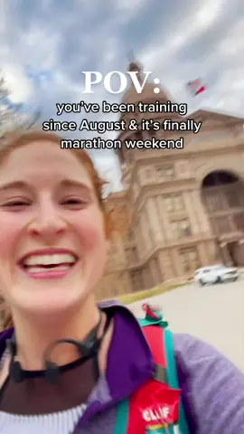 Let’s DO THIS! ⚡️🏃‍♀️ #austinmarathon #marathontraining #marathonprep #longdistancerunner #raceday #runtok #runner #runforfun #runningtiktok