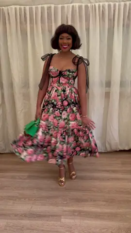 £5 Charity shop curtains. #teutamatoshi inspired dress #weddingguestdress #handmadedress #blackgirlmagic