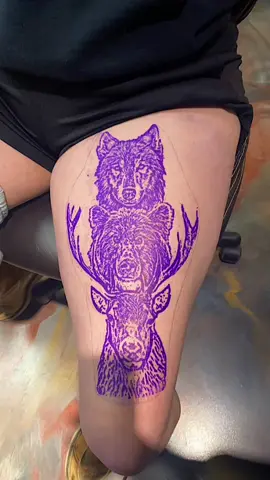 Yessss #foryou #tattoo #wolf #fyp #ink #bear