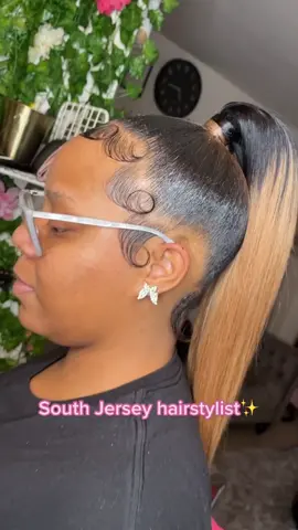 Follow my IG for booking💕 #southjerseyhairstylist #fyp #viral #foryoupage #hairoftiktok #sleekponytail #foryou #fypシ #fypage