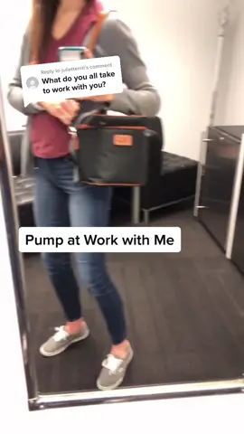 Reply to @juliettemtl  pump at work with me - using my new favorite milk storage cooler 🤩 #newmom #pumpingmom #workingmom #exclusivepumping #jax2020 #postpartum #newbaby #returntowork #pumpedmilk @Jax2020Bags