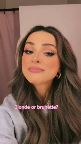 What do we think!? #blondehair #brunette #haircolor #hair #MakeItGucci #SephoraLipLooks