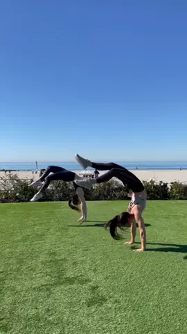 Synchro Saturday with @brifree13_ #PepsiApplePieChallenge #tumbling #gymnastics #california