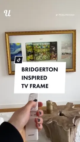This is the coolest tv frame I’ve ever seen 😍 (@DAD) #bridgerton #art #tv #homedecor #renaissance #fyp #foryoupage