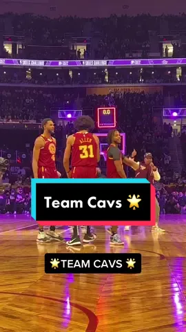 Team Cavs wins the shooting round of the #TacoBellSkills challenge on #StateFarmSaturday! #NBAAllStar