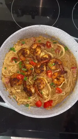tonight’s dinner craving: Cajun Shrimp Pasta shrimp 🍤 🍝 🔥