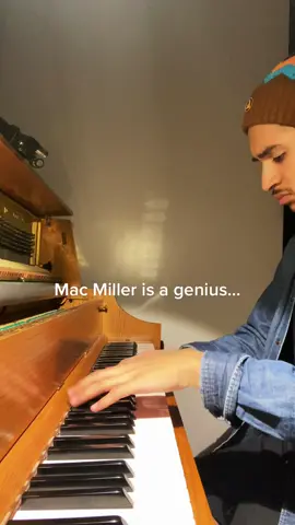 I love the chords in here 👌 #macmiller #piano #jazz #classic