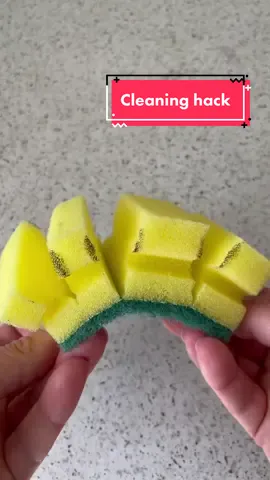 Cleaning hacks 💡 #cleaningtiktok #sponge #LifeHack #foryou