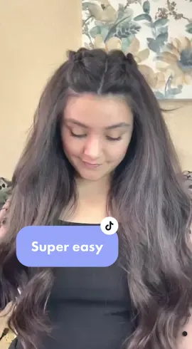 Hit that + button! #cutehairstyle #easyhairhack #simplehairdo