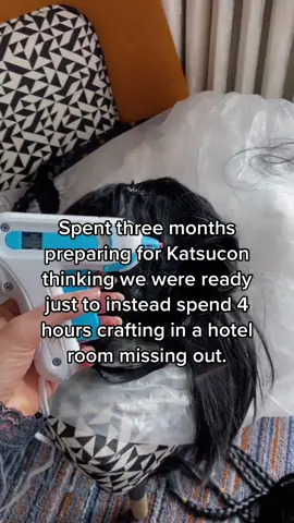 We cleaned up after. #katsucon #katsucon2022 #cosplay #crafting #cosplayer #cosplaygirls #craftingfail #katsu