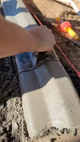 Mower style curb.  #oddlysatisfying #finishwork #asmr #landscape #hardwork #viral #construction
