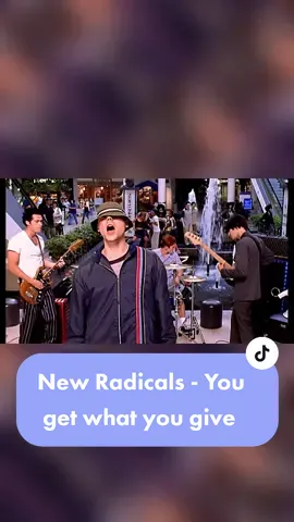 New Radicals - You get what you give (1998) #music #musica #hits #rock #alternative #90s #song #cancion #newradicals #yougetwhatyougive