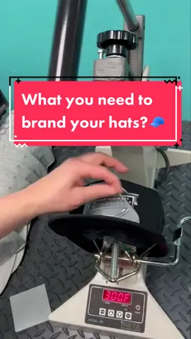 Branding your hats is easy 🧢🔥  #heatpress #customhat #heatpressnation #heattransfer #heattransfers #hats #heatpressprinting #htv