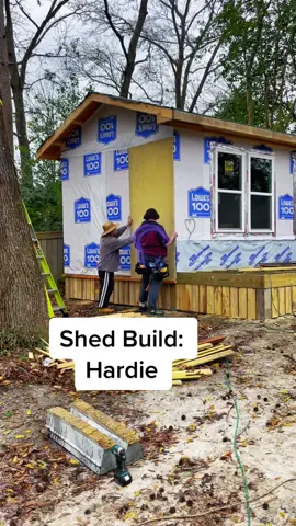 Shed Build: Hardie #ShowUsYourDrawers #carpenter #parati #fypシ #MaiselChallenge