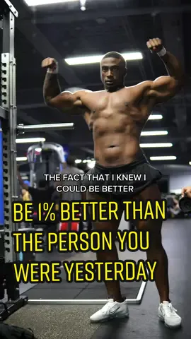 Reply to @rochnymany KNEW I COULD DO BETTER💯🙏🏾 BE 1% BETTER THAN THE PERSON YOU WERE YESTERDAY #fyp #transformation #GymTok