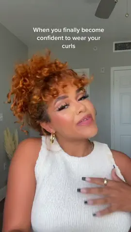 just know you are that girl when you tell yourself to not give a damn about what anyone thinks even through your curly journey