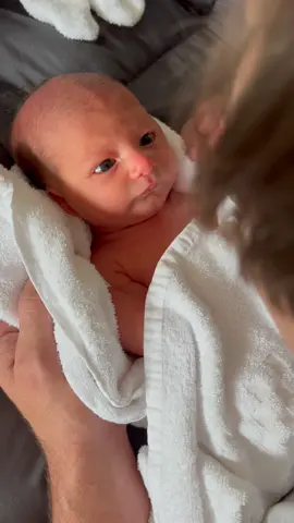 I’m not crying you are 😭 #newborn #baby #babyboy #son