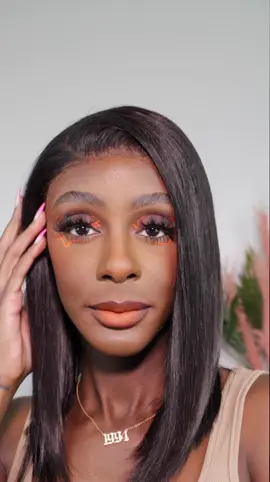That @Beauty Bakerie orange Blush is everything I need and more #makeuptransformation