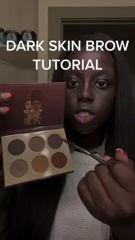 Dark skin brow tutorial: This is what I’ve been doing for such a long time that works for me! There aren’t a lot of brow products out there for our complexion so we make due with what we got. Hope this helps!