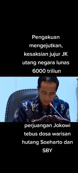 #president #indonesia #hutangnegara #hutanglunas #jokowi #😘