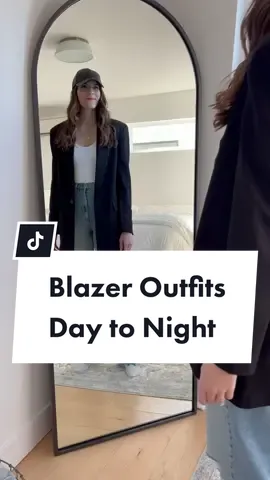 Which do you prefer, the day or night look? #blazeroutfit #howtostyle #howtooutfit #daytonight #daytonightlook #blackblazer #springoutfits #ootdstyle @asos #asostall @TOPSHOP TOPMAN