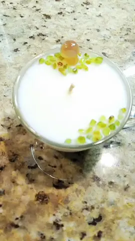 I was going for mossy mushroom.  #cottagecore #thrifthaul #candletiktok #candlemaking #witchtok #crystalcandles #candlesmallbusiness #sahm #houston