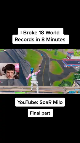 I broke 18 World records in 8 minutes. Full Video On My YouTube: SoaR Milo