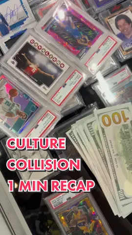 Culture Collision Card Show 1 Minute Recap  #sportscards #tradingcards #cardshow #cards #cardtok #ebay #fyp #Vlog @ebay