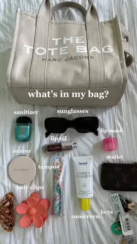 #whatsinmybag #diormakeup #bag #fyp #ShowUsYourDrawers #marcjacob #marcjacobstote