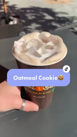 Here’s a “secret” menu item if you’re looking to spice up your order☺️ #philz #oatmealcookie #cinnamon #coffeehealsthesoul