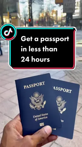 Why wait months for a passport when you can get it in one day? #passport #hacksoflife #travel #blacktravel #passportchallenge