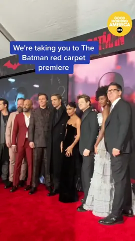 #thebatman #redcarpet #moviepremiere #goodmorningamerica