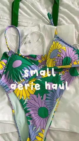 Small @aerie haul 🌼     #aeriereal #CorollaCrossStep #aerie #shoppinghaul #haul #bikini #top #cute #fashion #fyp #reel