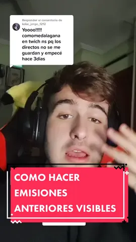 Responder a @koke_jorge_1212 como poner emisiones anteriores visibles! #tips #twitchstreamer #consejos #twitch #streamerpequeño #streamerespañol #streamer