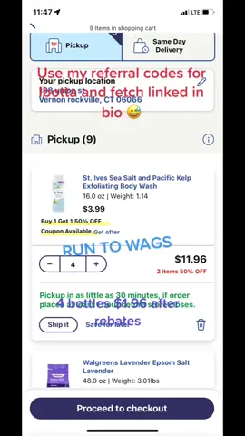 Wags deal on body wash 🔥🔥🔥 use Ibotta and fetch referall link in my bio 😇 #walgreens #ibotta #fetch  #walgreenscouponing