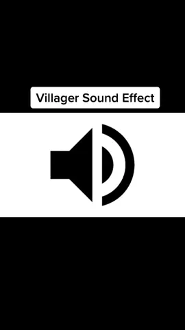 #Minecraft#soundeffect#mcpe#villager