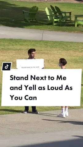 Stand next to me and yell as loud as you can, but they get money #strangers #sign