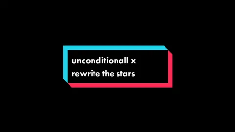 unconditionall x rewrite the stars #boom