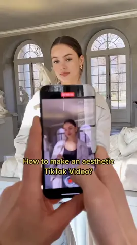 How to make an aesthetic TikTok Video with your phone 📹 #video #mobileediting #reel #idea #fyp #fypシ #foryoupage #foryou