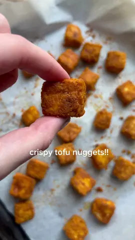 crispy tofu nuggets are unmatched #vegan #Foodie #Recipe #tofu #vegetarian #EasyRecipe #satisfying #glutenfree #foodporn #cooking