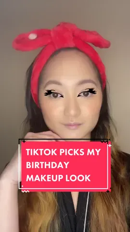 Well I tried 🤷🏼‍♀️ How did I do? #tiktokpicksmyeyeliner #eyelinerfilter #birthdaymakeuplook #eyelineridea #makeupoftheday #makeuptiktokchallenge