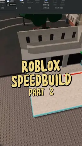 The #Speedbuild of today is the museum. ! First part : @thewibee #roblox #robloxstudio #robloxspeedbuild